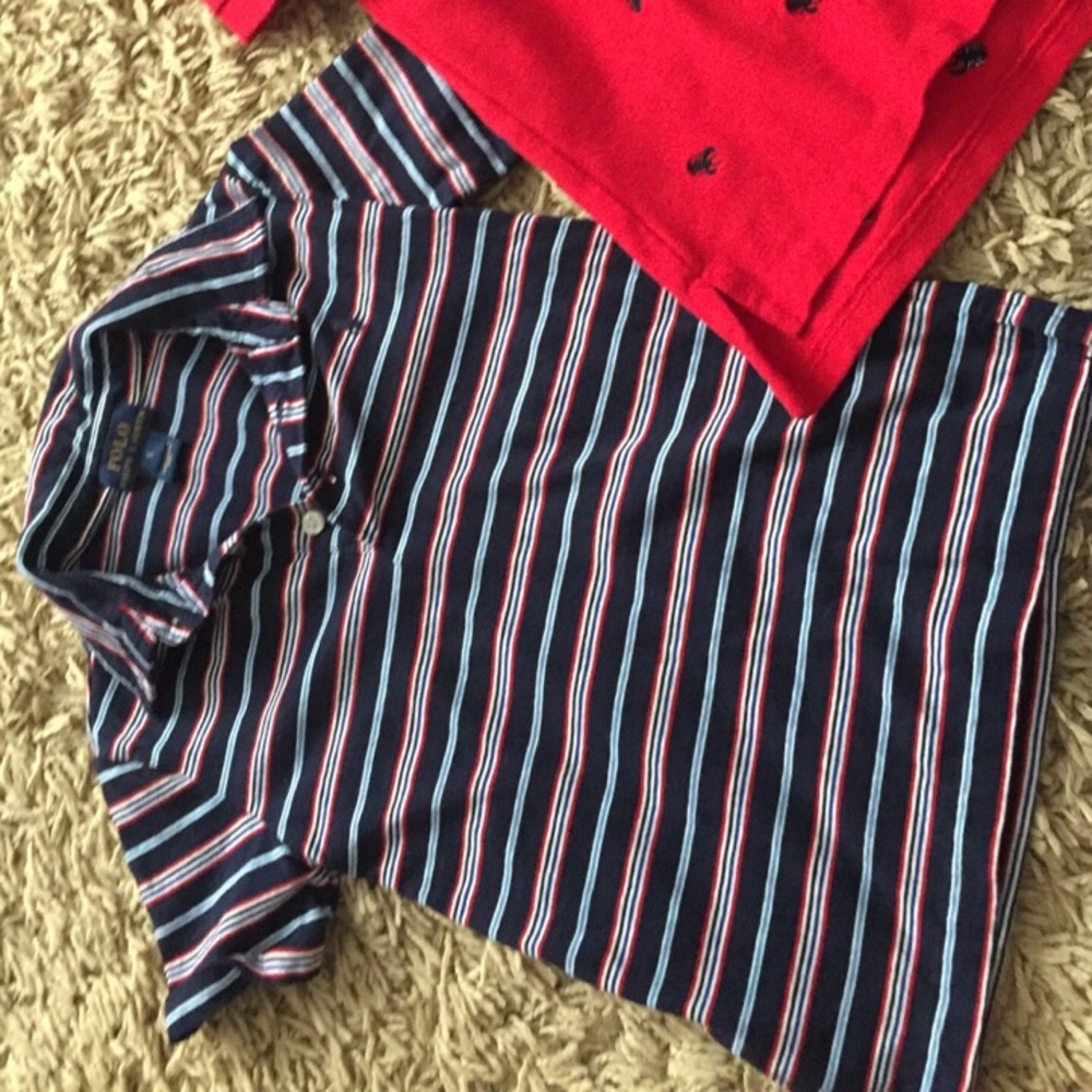 Boys size 5 polos. Total of 2